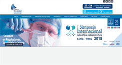 Desktop Screenshot of expofarmaycosmetica.com